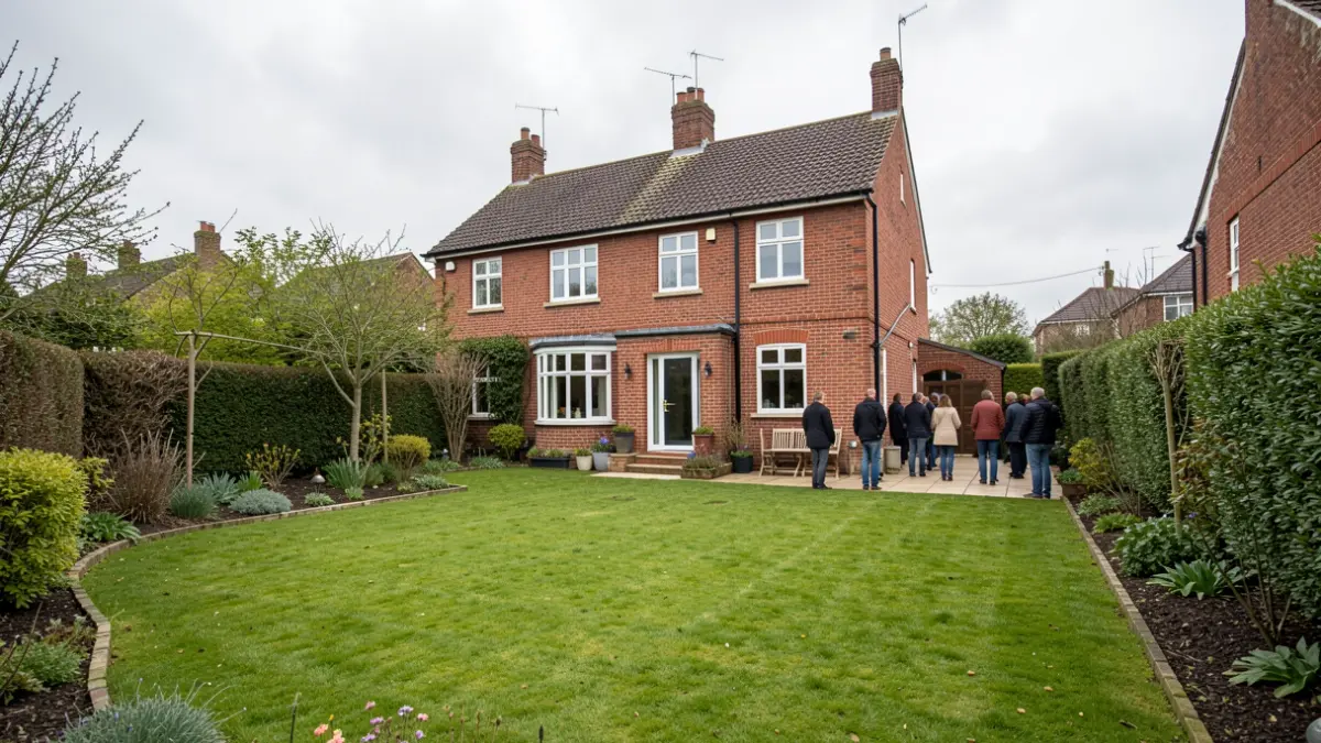 A semi-detached house in Whetstone with a large garden, subject of a rejected planning appeal.