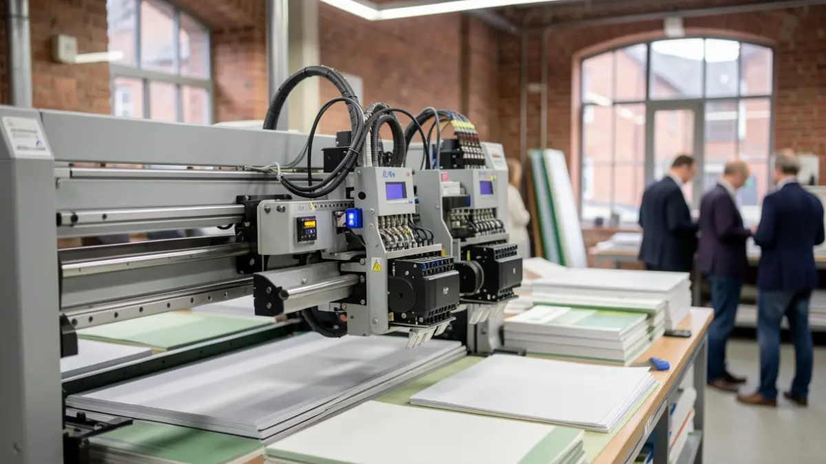 Generic image of industrial printing machinery in a workshop.