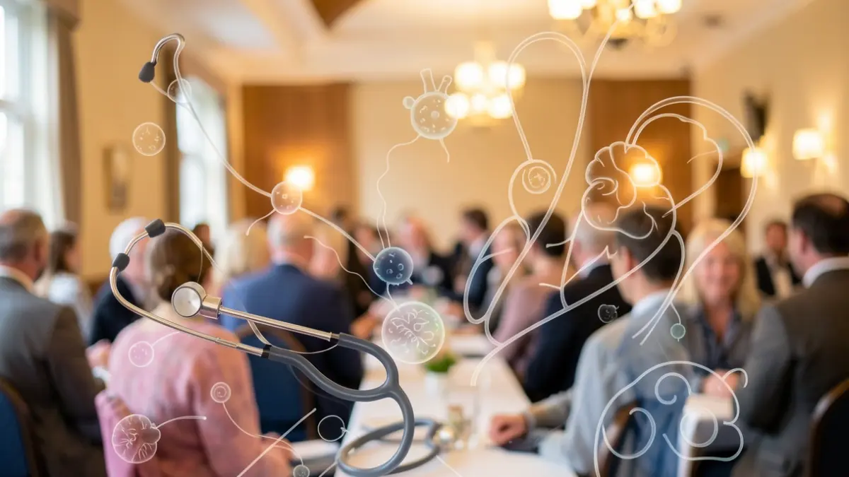 Generic image of a community health event focusing on heart and brain health.