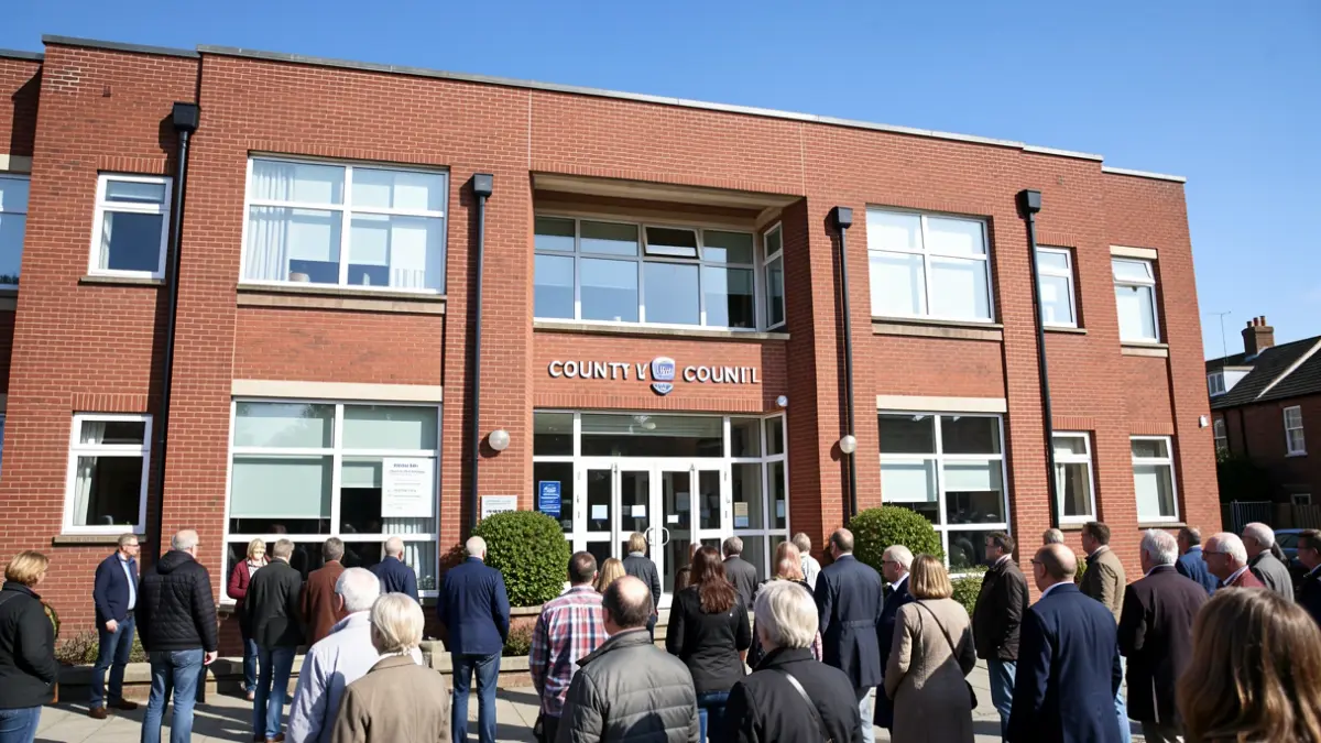 Generic image of a county council building facade.