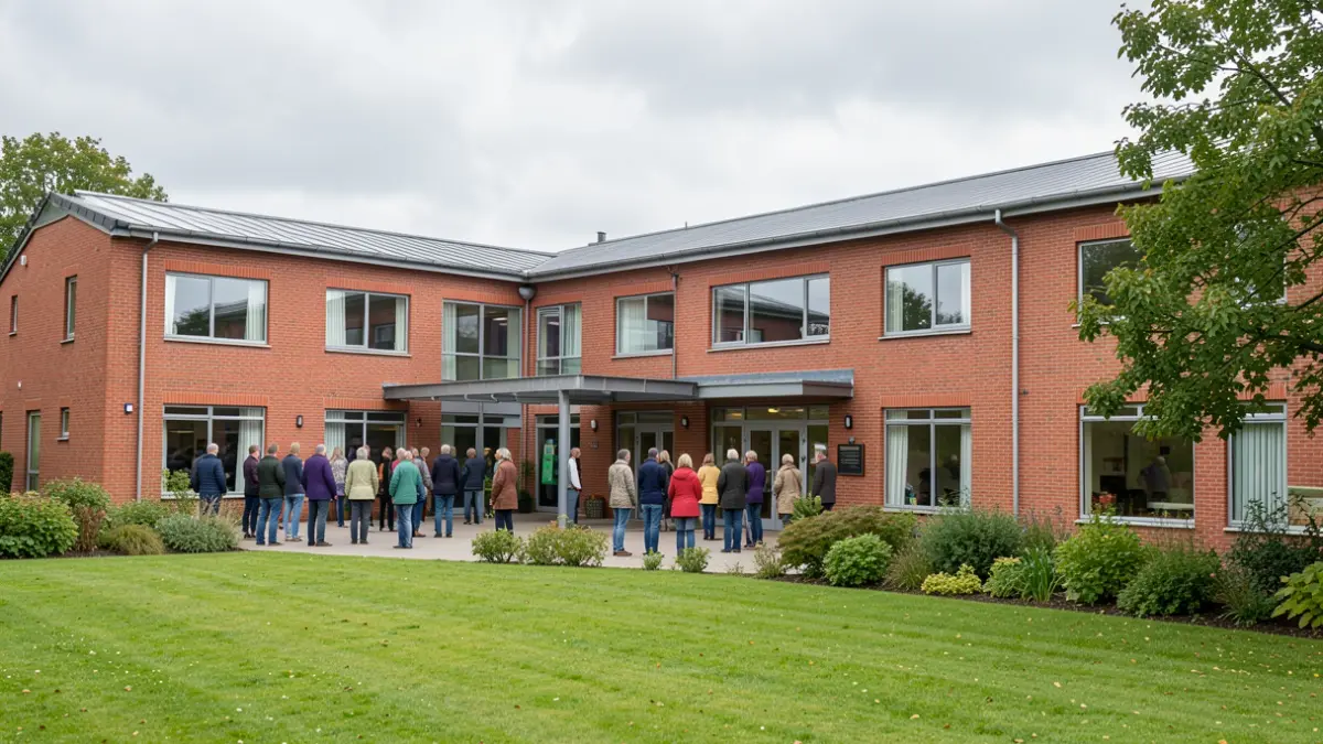 Marrow House care facility in Stoke-on-Trent.
