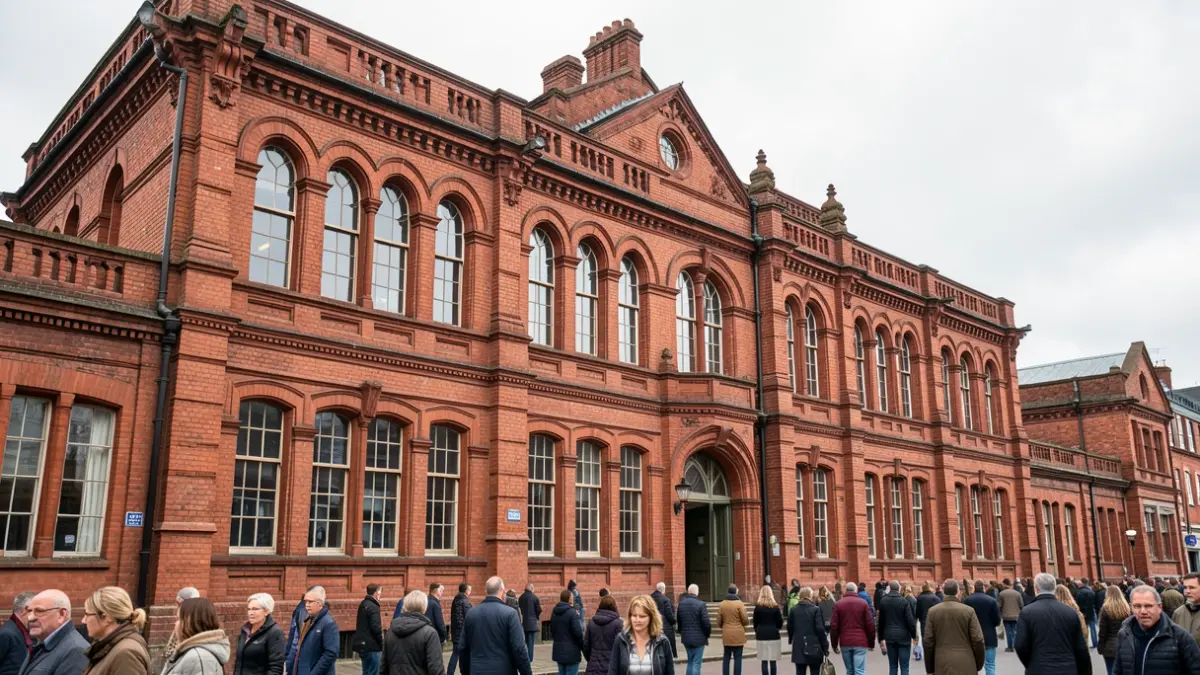 Generic image of a red-brick building with ornate architectural details.