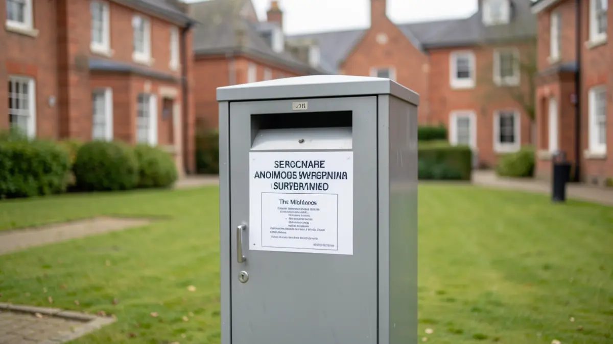 A weapon surrender bin in a community area in The Midlands.