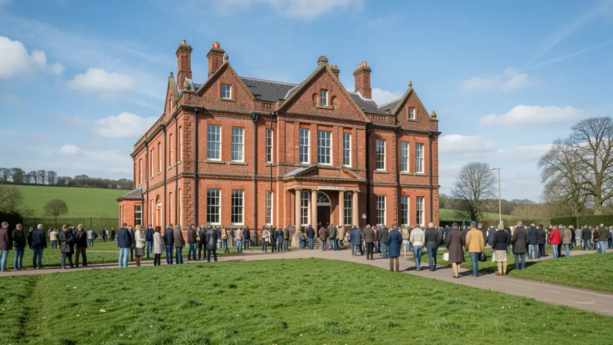 Generic image of a red-brick building in the Midlands.