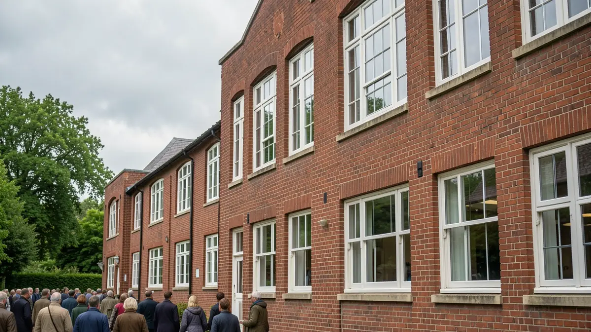 University of Staffordshire building facade.