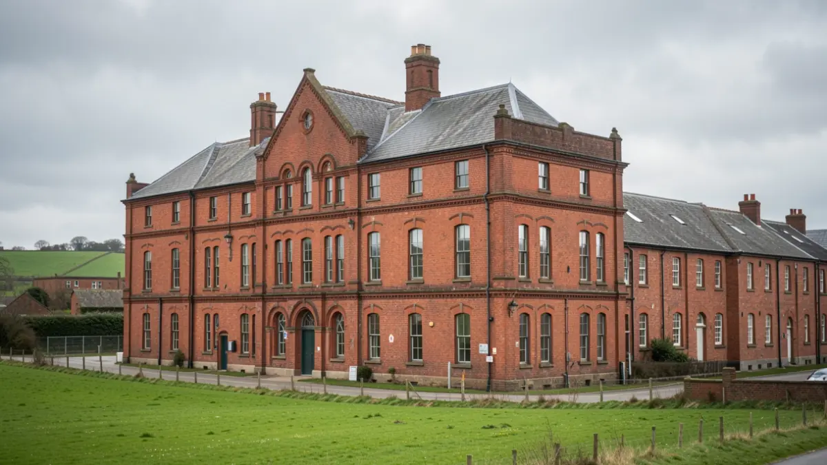 Victorian industrial heritage building in Stoke-on-Trent, symbolising regeneration.