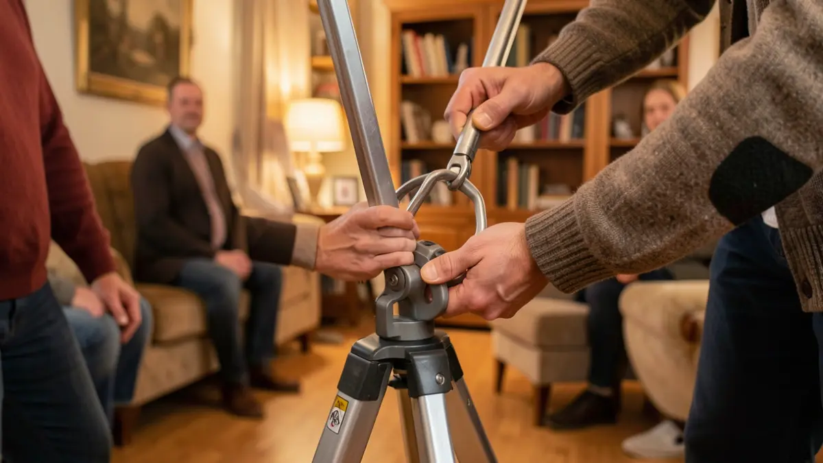 Generic image of assistive equipment being used to aid mobility in a home setting.