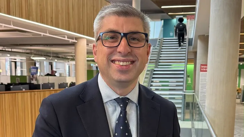 Close up picture of West Northamptonshire Council leader Mark Arnull