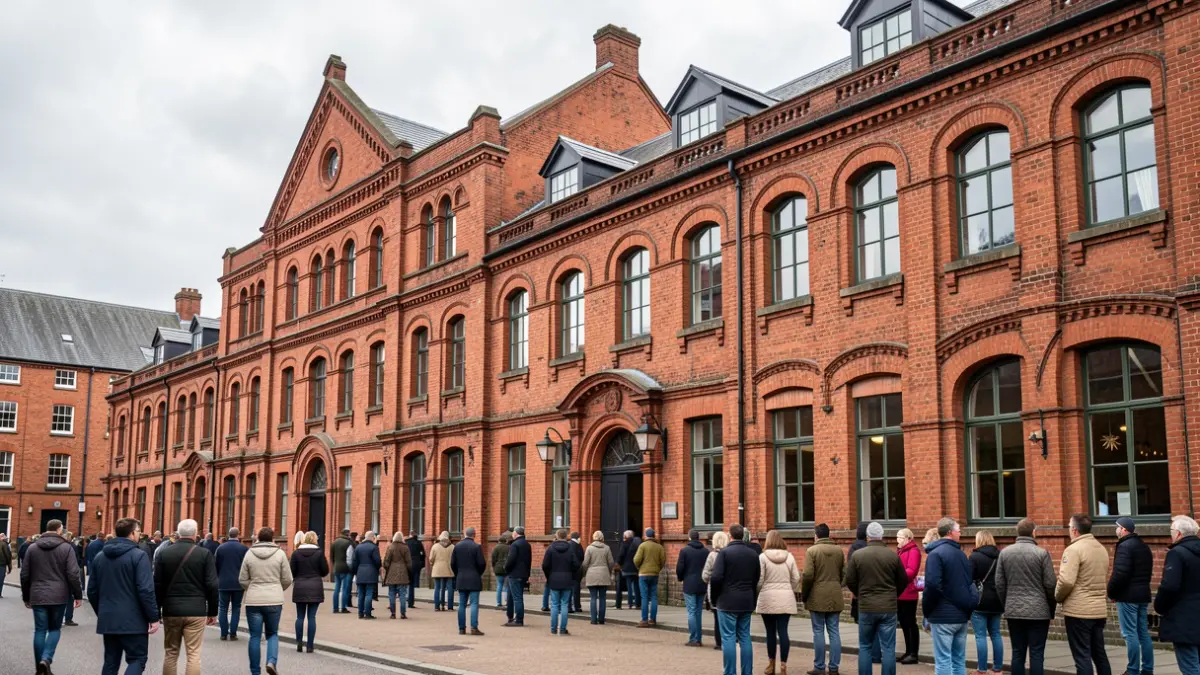 Generic image of a red-brick building facade in The Midlands.